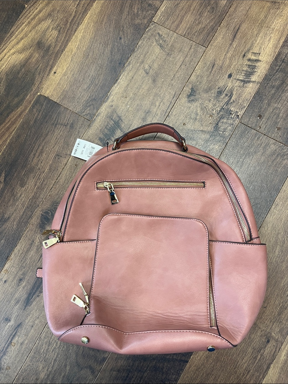 Jaiyna Everyday Dusty Rose Backpack with Gold Accents New with tags